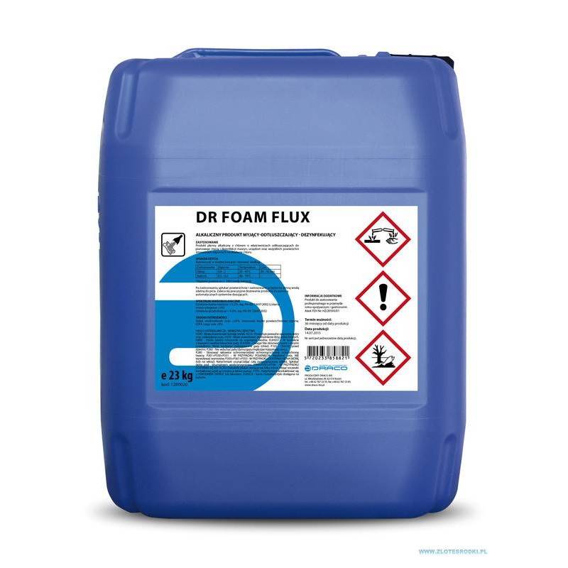 środek do mycia i dezynfekcji w zakładach spożywczych - DR FOAM FLUX