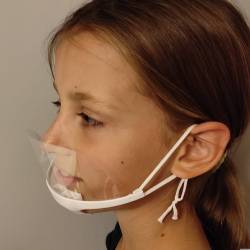 Maska plastikowa dla dzieci i młodzieży