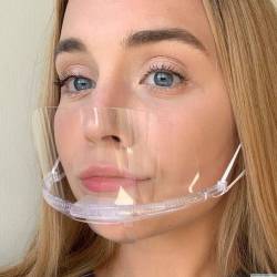 Maska plastikowa przezroczysta