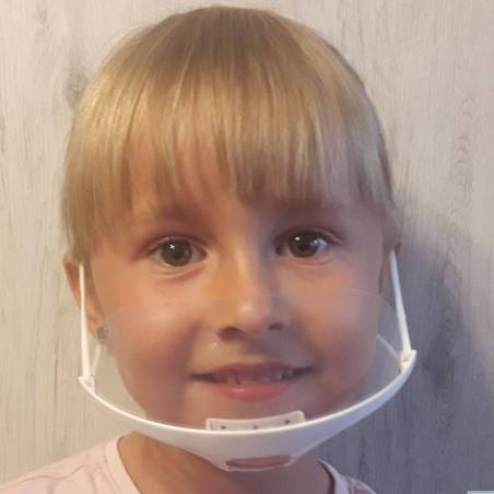 Maseczka plastikowa dla dzieci i młodzieży