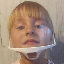 Maska plastikowa dla młodzieży