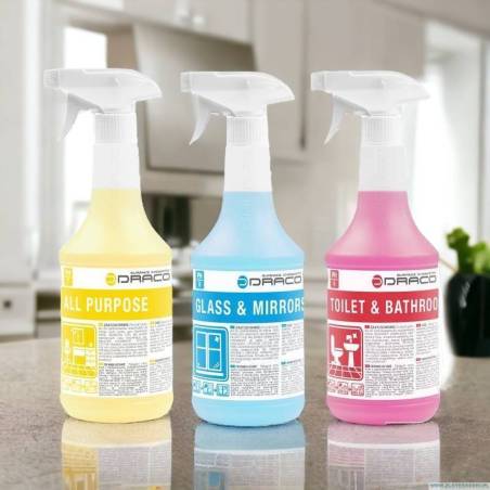 Zestaw gotowych środków czystości do domu