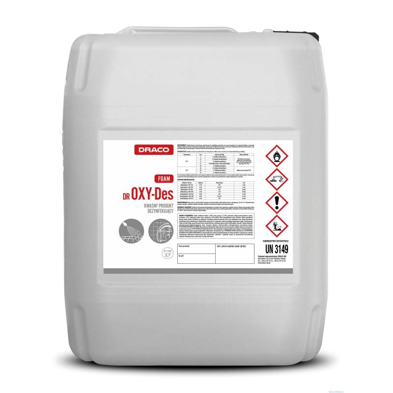DR-OXY-Des-FOAM kwaśny produkt do dezynfekcji