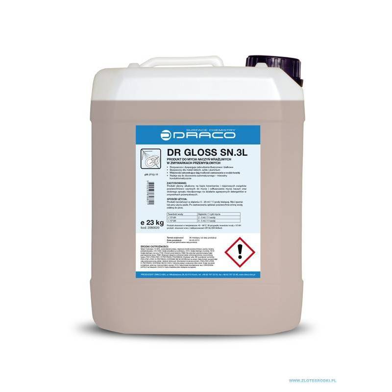 Płyn do zmywarek przemysłowych DR GLOSS SN.3 L
